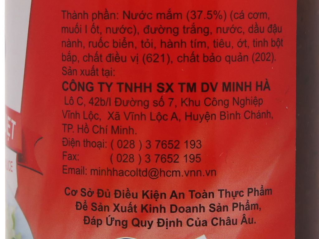 Mắm kho quẹt Minh Hà hũ 250g 4