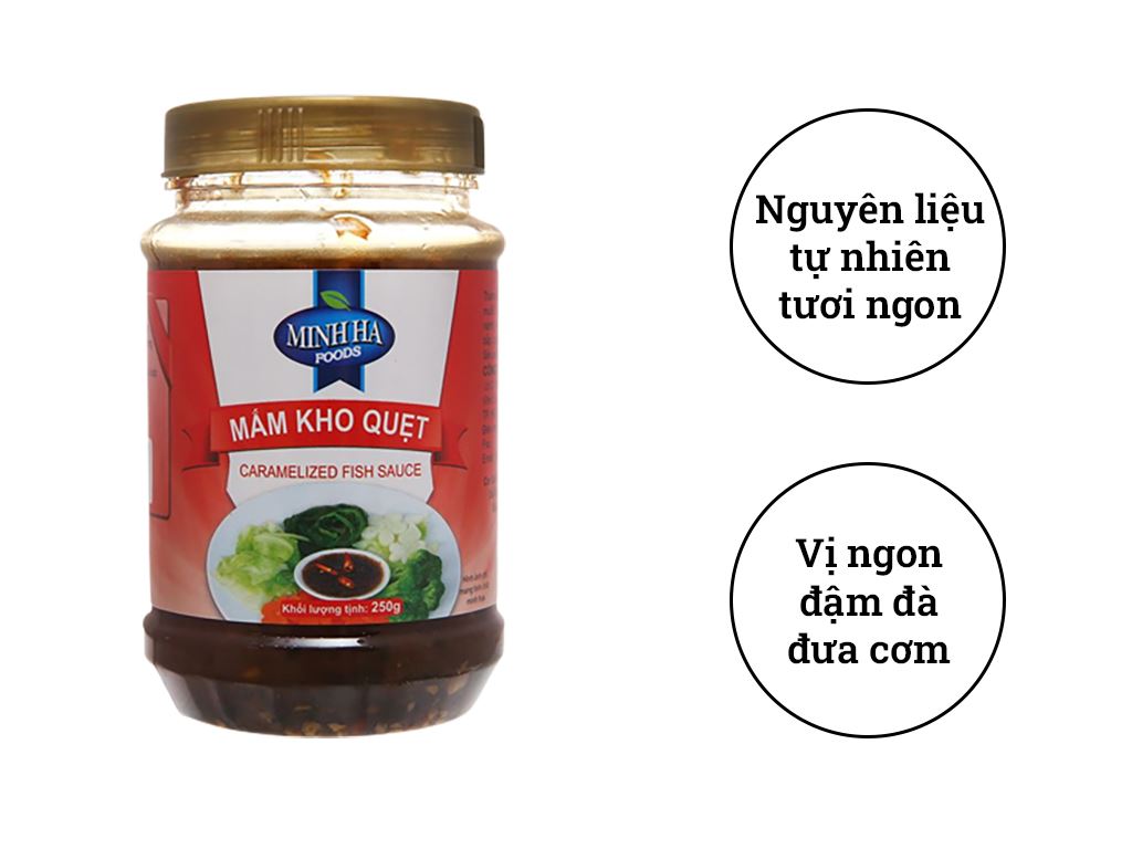 Mắm kho quẹt Minh Hà hũ 250g 2
