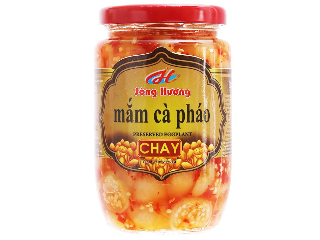 Mắm cà pháo chay Sông Hương hũ 390g 1