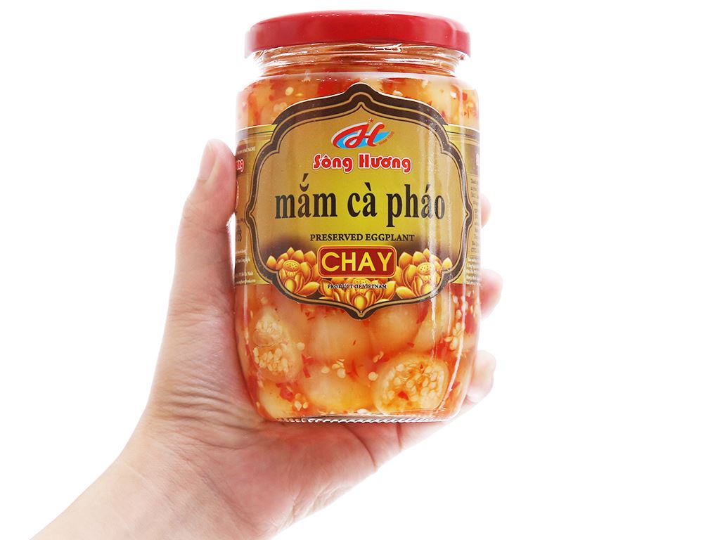 Mắm cà pháo chay Sông Hương hũ 390g 3
