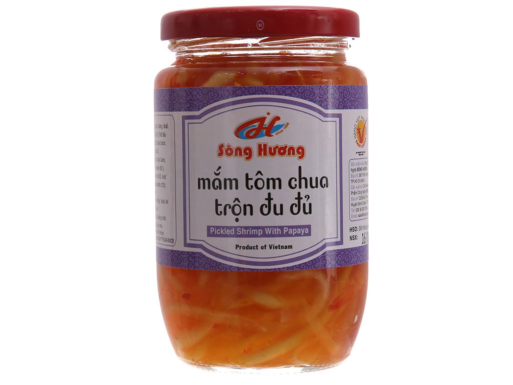Mắm tôm chua trộn đu đủ Sông Hương hũ 430g tại bachhoaxanh.com