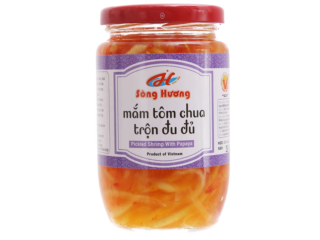 Mắm tôm chua trộn đu đủ Sông Hương hũ 430g 1