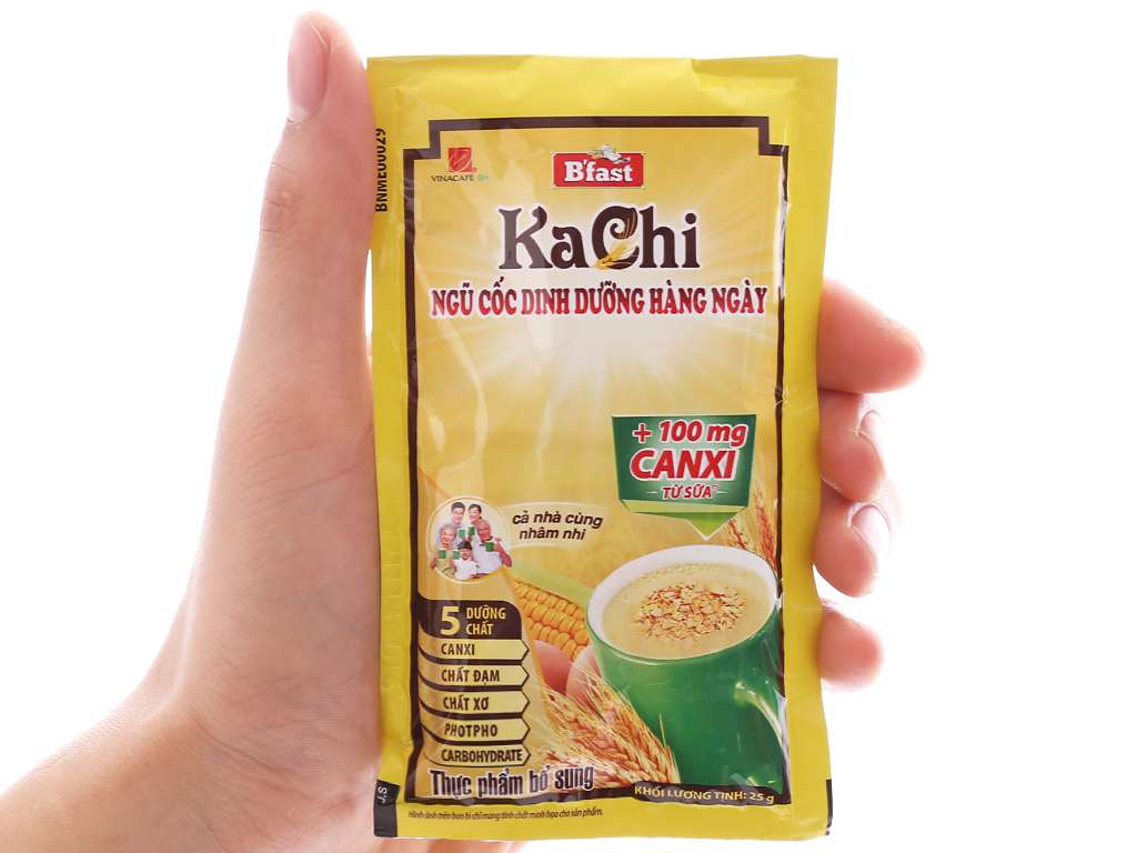 Ngũ cốc dinh dưỡng VinaCafé B'fast Kachi bịch 500g 4