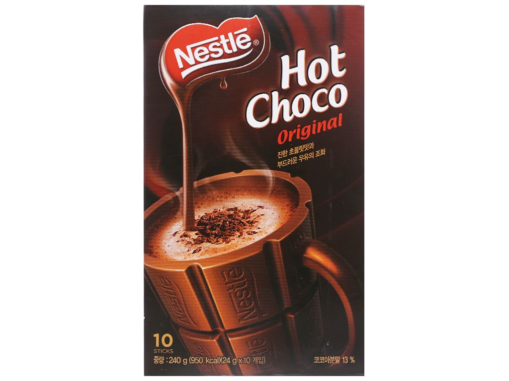 Bột ca cao Nestlé Hot Choco Original hộp 240g