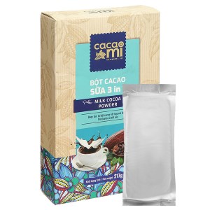Bột cacao sữa 3 in 1 CacaoMi hộp 217g