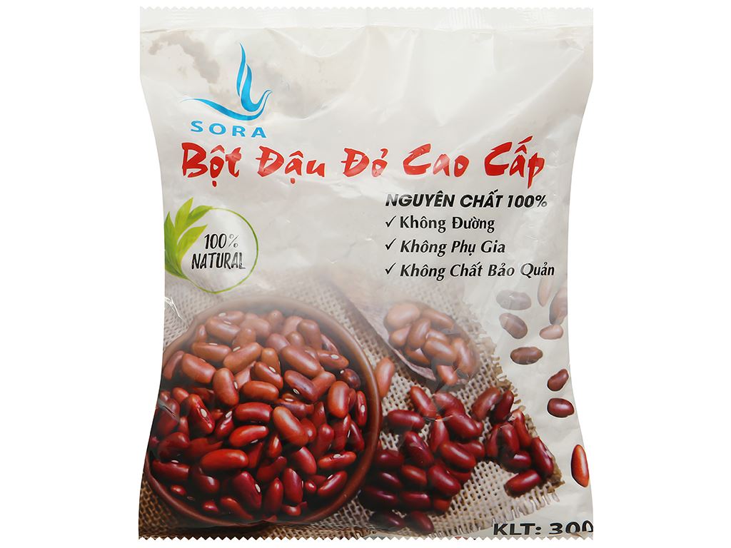 Bột đậu đỏ Sora nguyên chất gói 300g