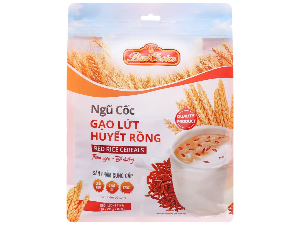 Gạo lứt huyết rồng: \