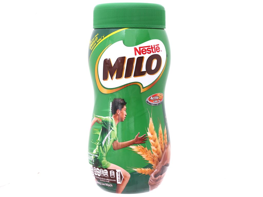 Bột thức uống lúa mạch Milo Active Go hũ 400g 1