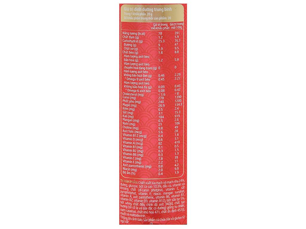 Thức uống dinh dưỡng Ovaltine hũ 400g 7
