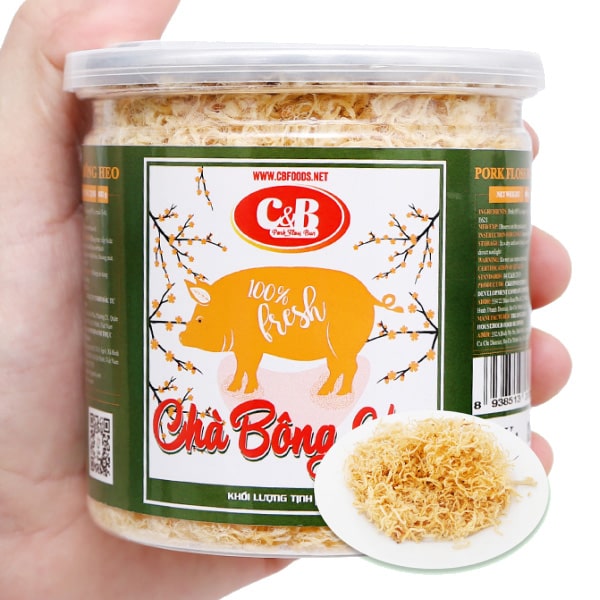 Chà bông heo C&B hũ 100g
