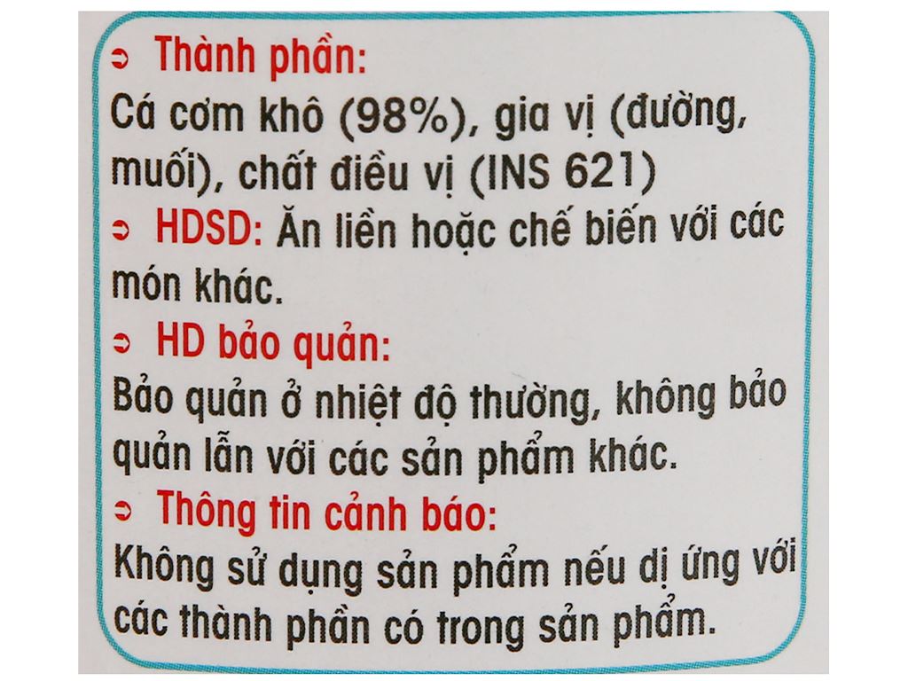 Cá cơm kho Thành Việt hũ 140g 3