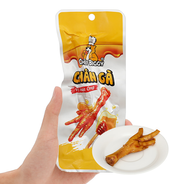 Chân gà vị mật ong Chef Biggy gói 30g