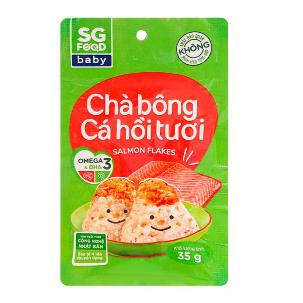 Chà bông cá hồi tươi SG Food gói 35g