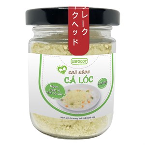 Chà bông cá lóc USFOODY hũ 20g (từ 7 tháng)