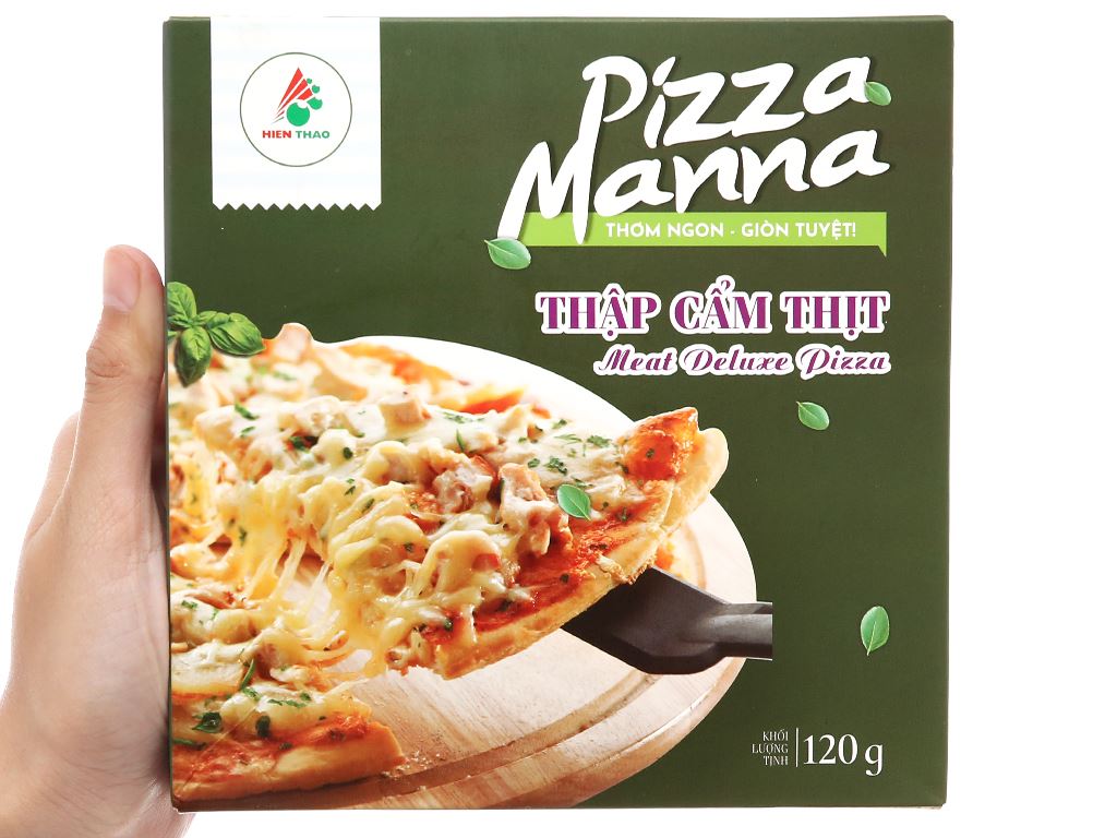 Pizza thập cẩm thịt Manna 120g 3