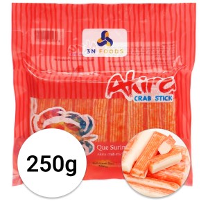 Que surimi hương vị cua Akira 3N Foods gói 250g