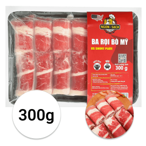 Thịt ba rọi bò Thảo Tiến Foods khay 300g
