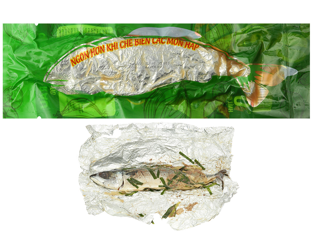 Cá saba tẩm rau Mama Food gói 500g 7