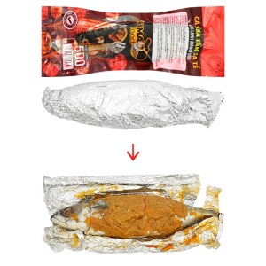 Cá saba tẩm sa tế đông lạnh Mama Food gói 500g