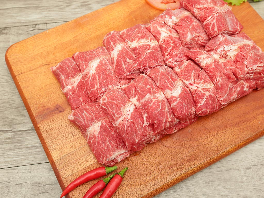 Thịt chóp vai bò Mỹ Hot Pot Thảo Tiến Foods khay 500g 4