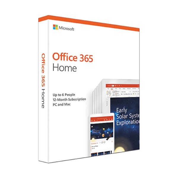 Phần mềm Office 365 Home 32/64bit 1 năm 6 users All Languages