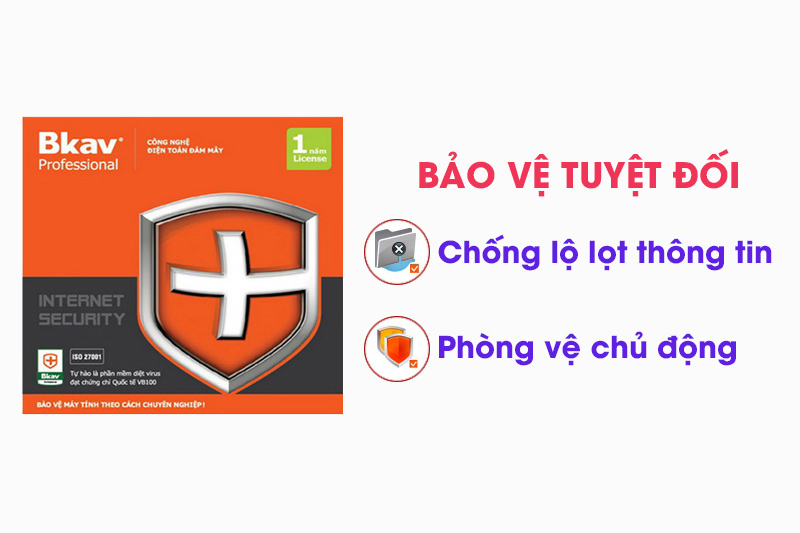 Bkav Pro 1PC-1 năm - Bảo vệ tuyệt đối