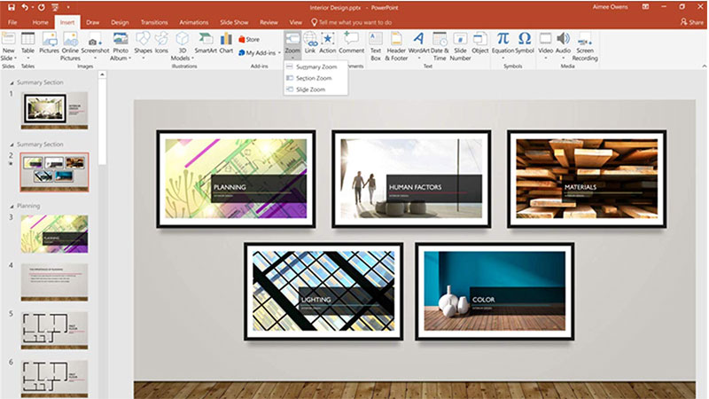 Office Home & Student 2019 - Tính năng tạo slide trên Powerpoint