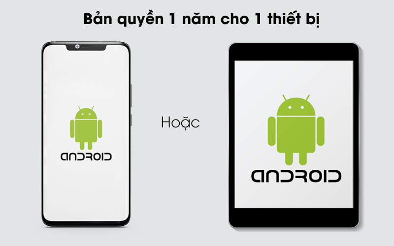 Bản quyền 1 năm - Kaspersky Mobile Security cho Android