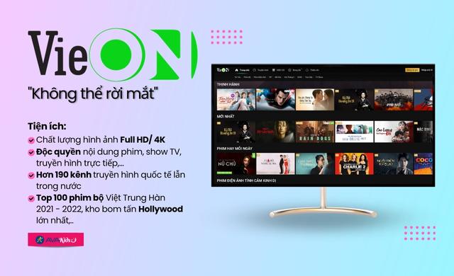 Tiện ích của các gói cước VieON