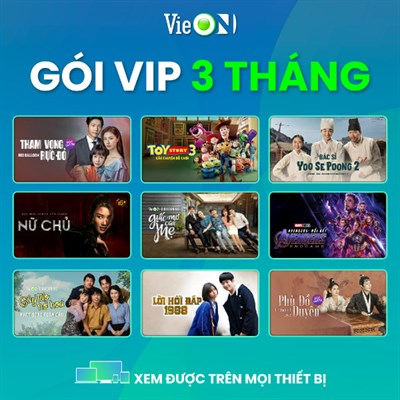 VieON VIP 03 tháng chính hãng