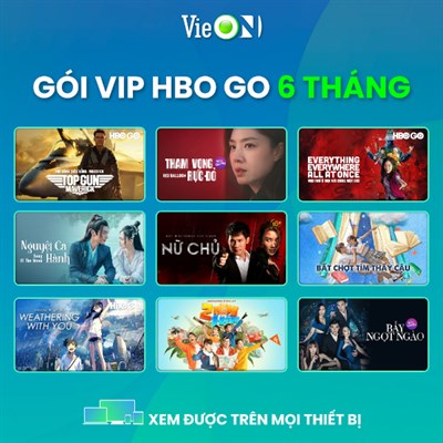 VieON HBO Go 06 tháng chính hãng