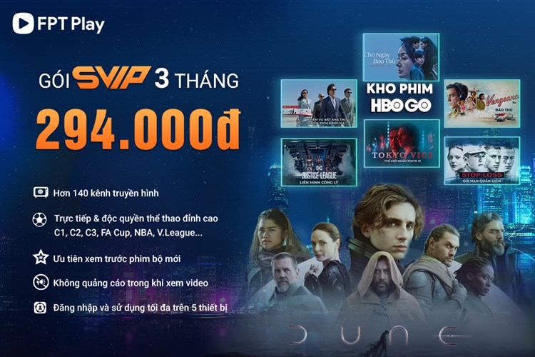 Gói FPT Play SVIP 03 tháng