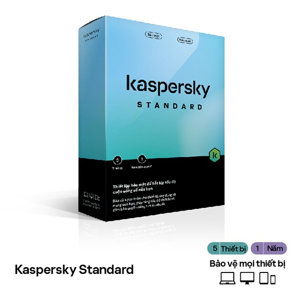 Kaspersky Standard 5 PC chính hãng