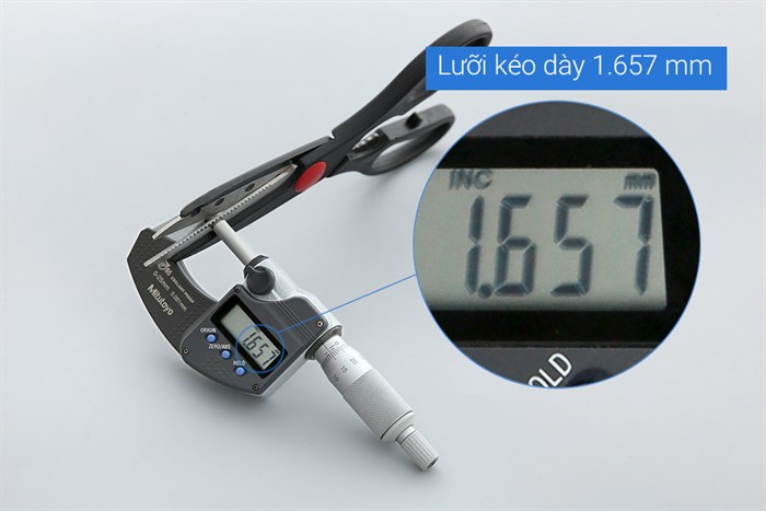 Kéo nhà bếp đa năng thép không gỉ DMX KE003 Màu Đen