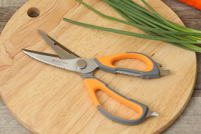 Kéo nhà bếp đa năng thép không gỉ BHX LD-893C Màu Cam