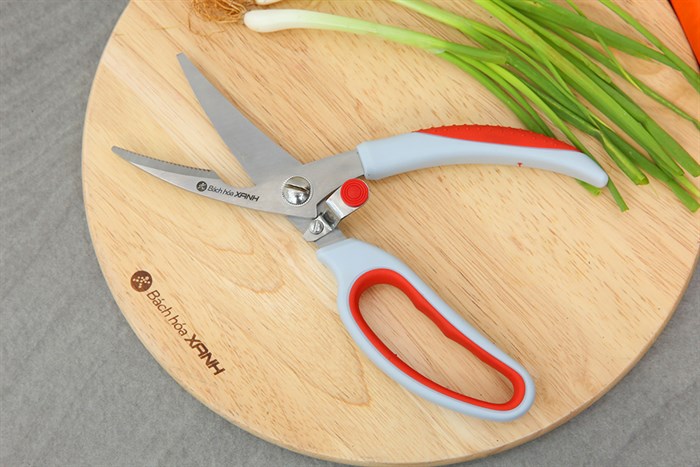 Kéo cắt xương thép không gỉ BHX S51013 Màu Đỏ