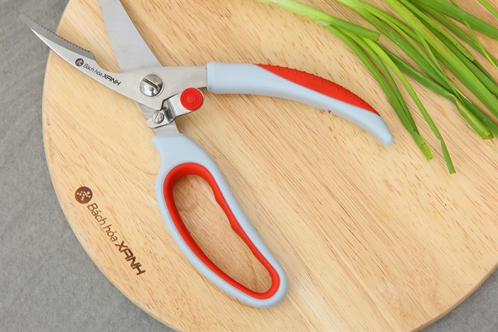 Kéo cắt xương thép không gỉ BHX S51013 Màu Đỏ