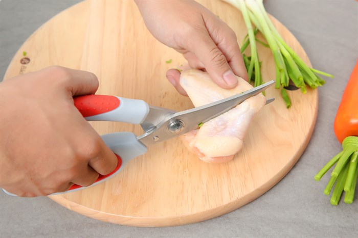 Kéo cắt xương thép không gỉ BHX S51013 Màu Đỏ