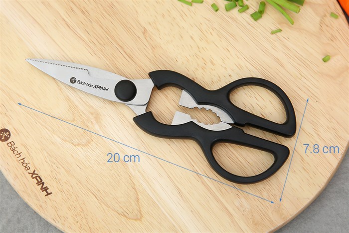 Kéo nhà bếp đa năng thép không gỉ BHX S53014 Màu Đen