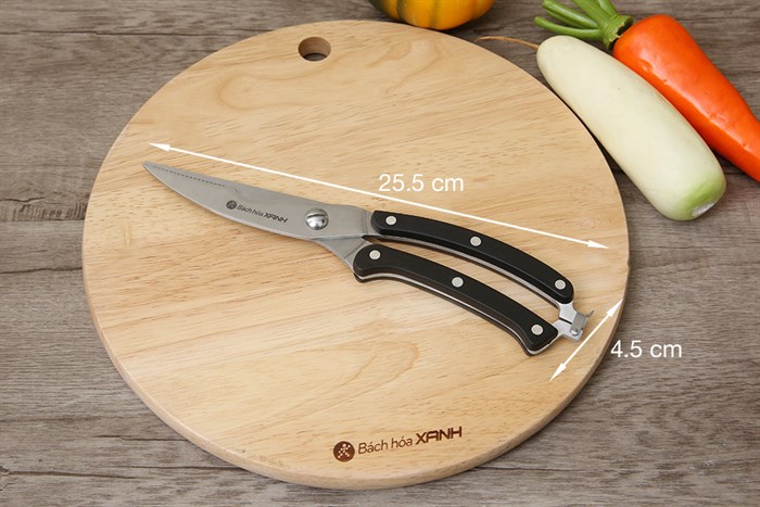 Kéo cắt xương thép không gỉ BHX KS-01 Màu Đen