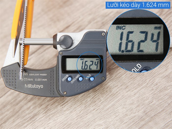 Kéo nhà bếp đa năng thép không gỉ 2Cr13 Delites KE003 Màu Cam