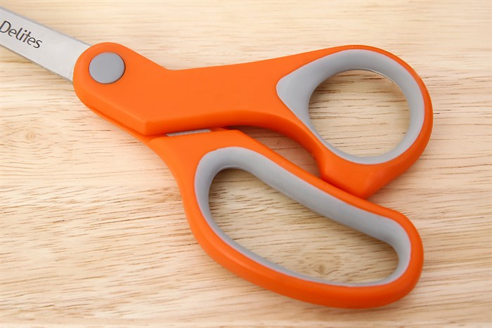 Kéo nhà bếp thép không gỉ 2Cr13 Delites KE004 Màu Cam