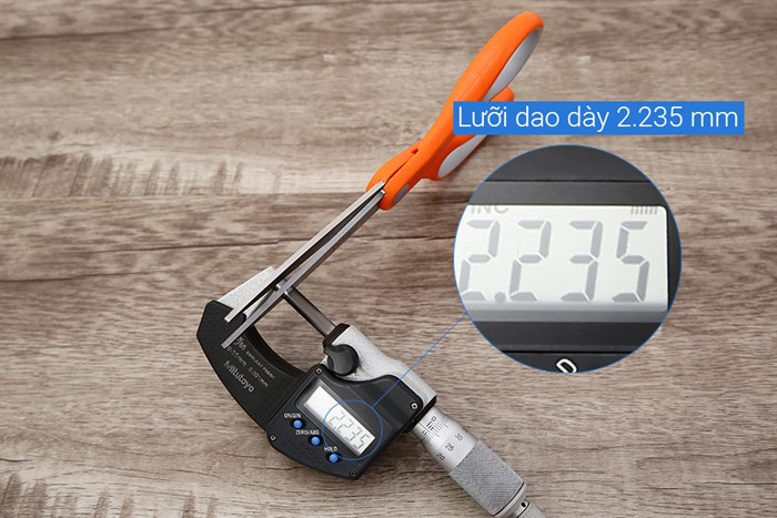 Kéo nhà bếp thép không gỉ 2Cr13 Delites KE004 Màu Cam