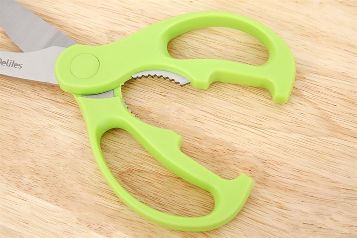 Kéo cắt xương thép không gỉ 2Cr13 Delites SKI052 Màu Xanh lá