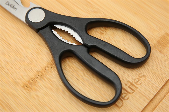 Kéo nhà bếp đa năng thép không gỉ 2Cr13 Delites 9230-2125 Màu Đen