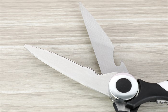 Kéo nhà bếp đa năng thép không gỉ 2Cr13 Delites LD-9138B Màu Trắng - Đen