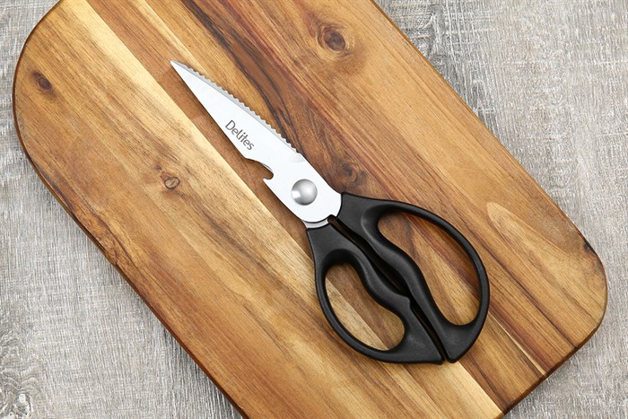 Kéo nhà bếp đa năng thép không gỉ 2Cr13 Delites SKI089 Màu Đen