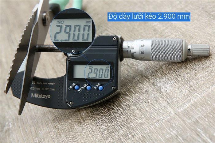 Kéo nhà bếp đa năng thép không gỉ 2Cr13 Delites SKI099 Màu Xanh Dương - Xám