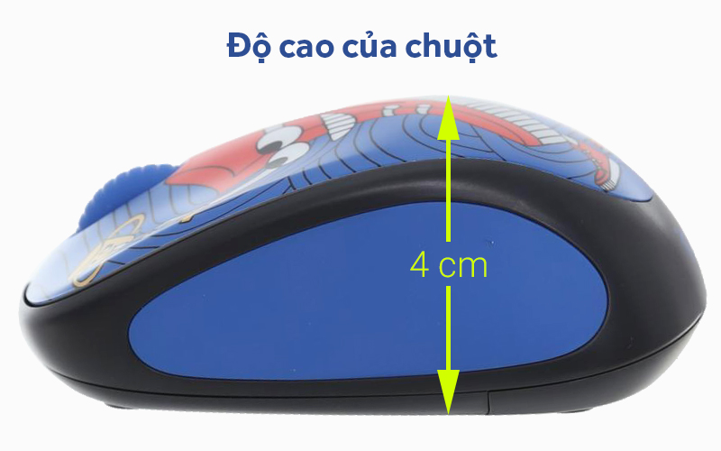 Chuột không dây Logitech M238 Giày Xanh - Thiết kế thoải mái với tay cầm người dùng hơn Chuột không dây Logitech M238 Giày Xanh - Thiết kế thoải mái với tay cầm người dùng hơn