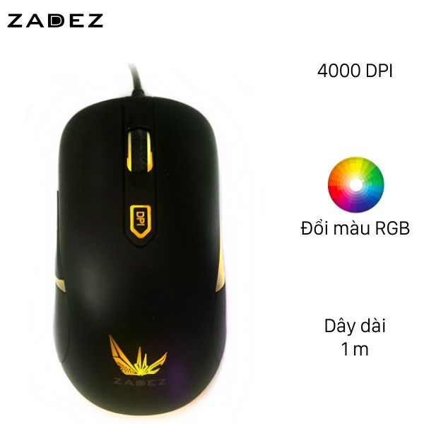 Chuột Gaming Zadez GT - 613M